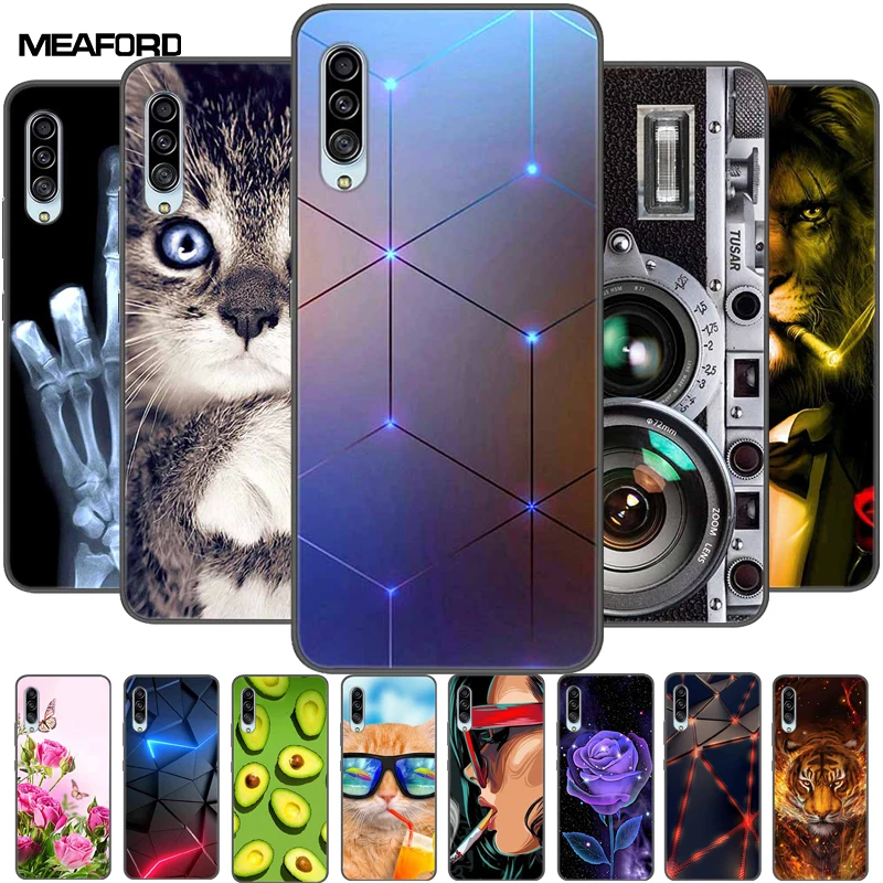 

For Samsung Galaxy A90 5G Case Fashion Soft TPU Silicone Black Back Cases For Samsung A90 Phone Cover 6.7" Coque Galaxy A90 Para