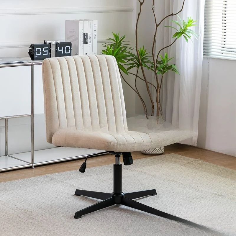 

Sedentary Comfortable Technology Cloth Household Light Luxury Book Desk and Chair