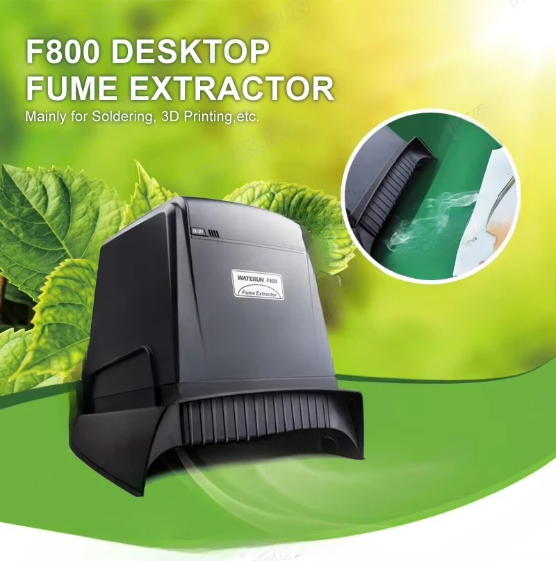 F800 Desktop Fume Extractor Soldering Smoke Absorber air Extractor Fan Filter Unit air Extractor