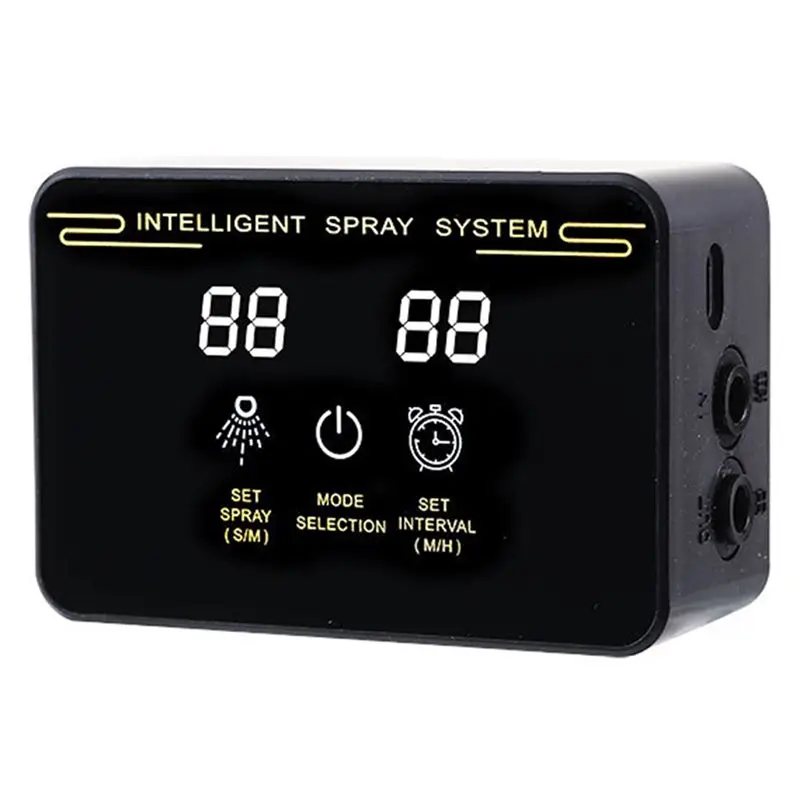 

L60A Touch Screen Irrigation Timer Automatic Mist Timing System Kit Rainforest Control Reptile Humidifier EU Plug