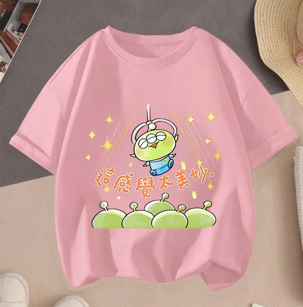 

New Hot Sale 2D Toy Story Cartoon Printed Casual Summer Short Sleeve Tees 2026 For Children Teenagers Girls Boys