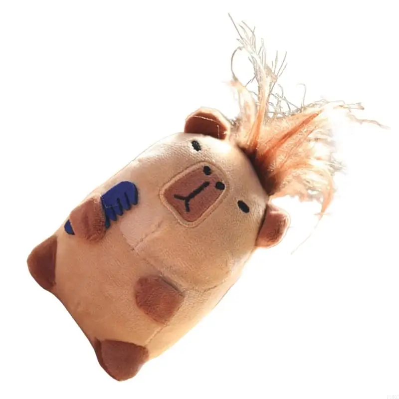 F3KC Leuke capybara -tas hanger pluche speelgoed dieren sleutelhanger rugzakjes decors kinderen cadeau