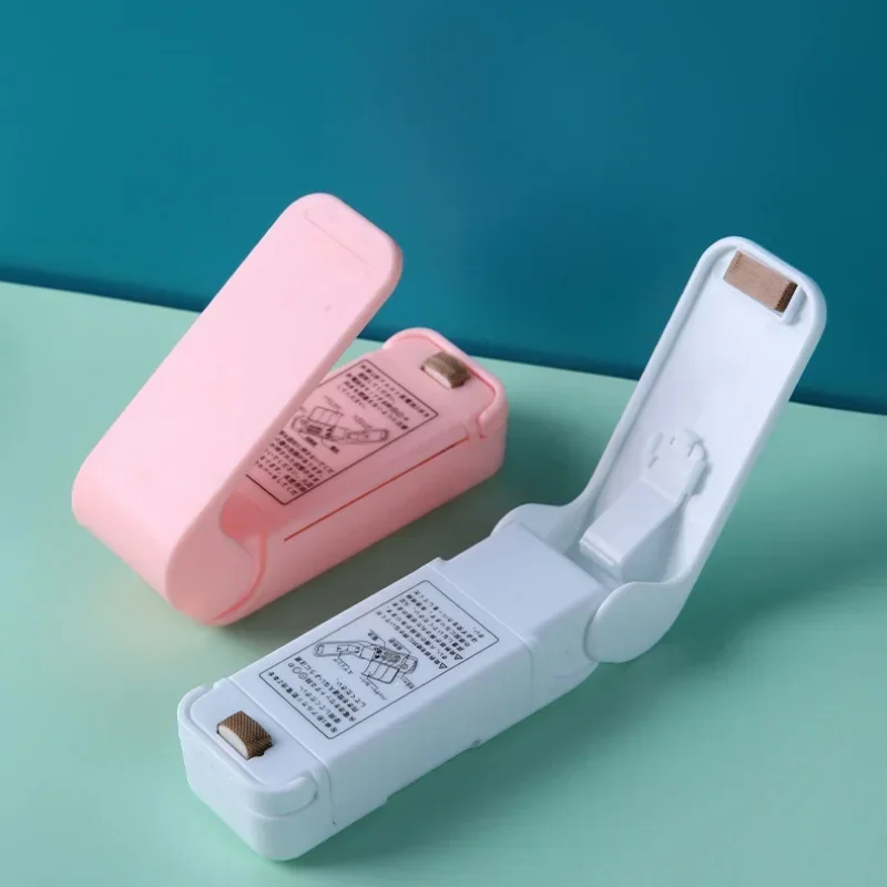 Plastic Mini Heat Bag Sealing Machine Package Sealer Bags Thermal Food Bag Closure Portable Sealer Food Packaging Heat Sealer