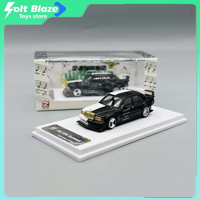 

DCM 1/64 Mercedes-Benz 190E W201 A$AP Need for Speed Diecast Model Car Alloy Static Desktop Display Model Boy Collection Gift