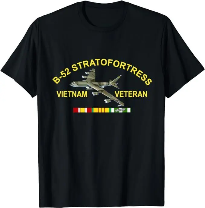 NEW LIMITED B-52 Stratofortress Specs B-52 Bomber Vietnam Veteran T-Shirt S-5XL