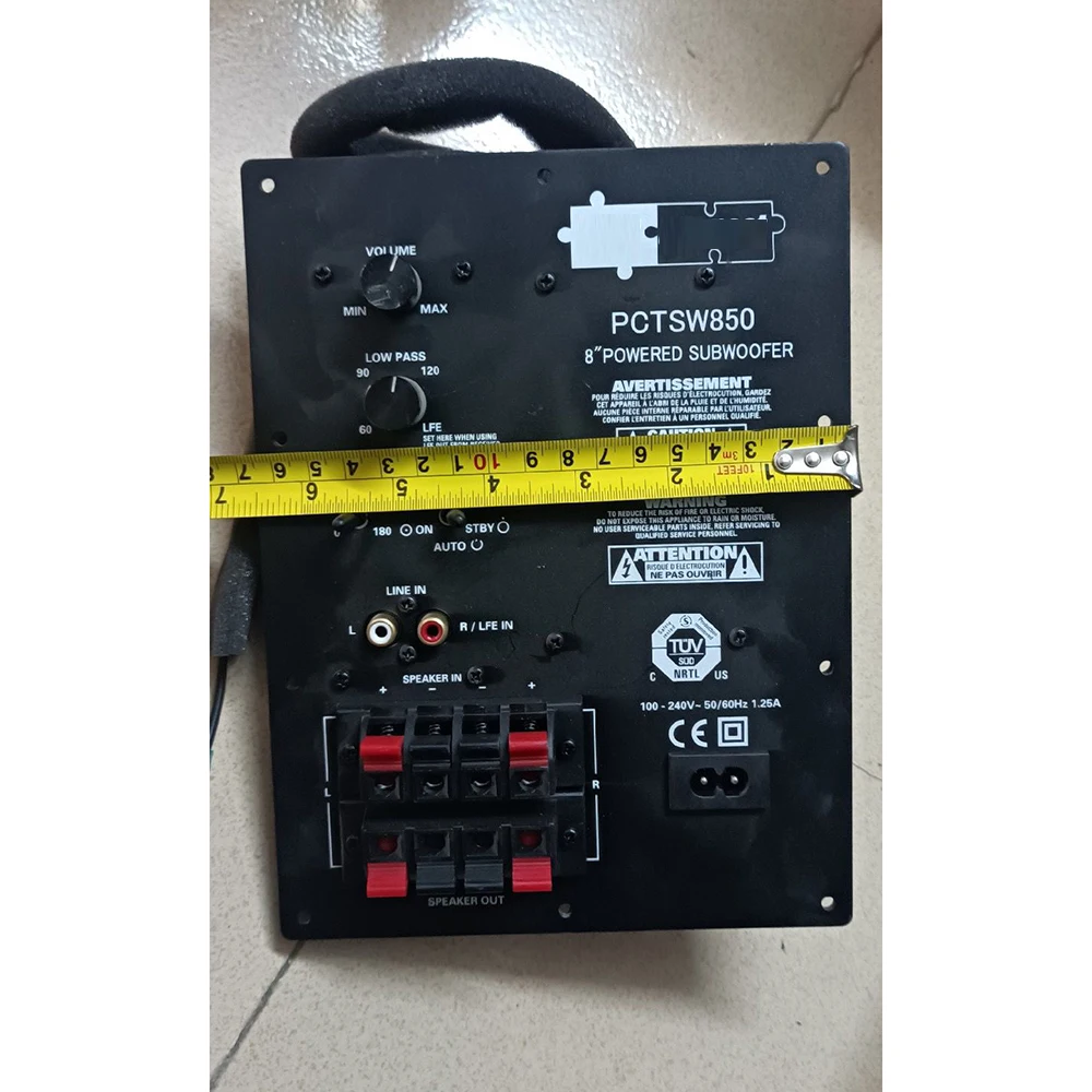 Panel Size 22 16.5cm 100-240V Wide Voltage For PRO CONNECT 8 Inch Subwoofer Amplifier Board PCTSW850