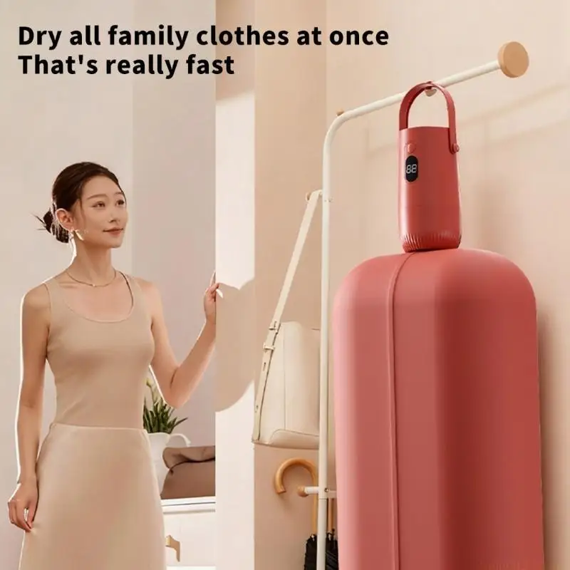 D0AB Portable Clothes Dryer for Apartment Clothes Dryer Foldable Travel Portable