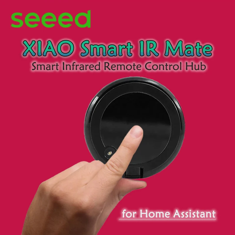 XIAO Smart IR Remote Control Hub Mate Smart Infrared for Home Assistant, ESP32-C3 Core, Haptic Feedback, One-touch Learning