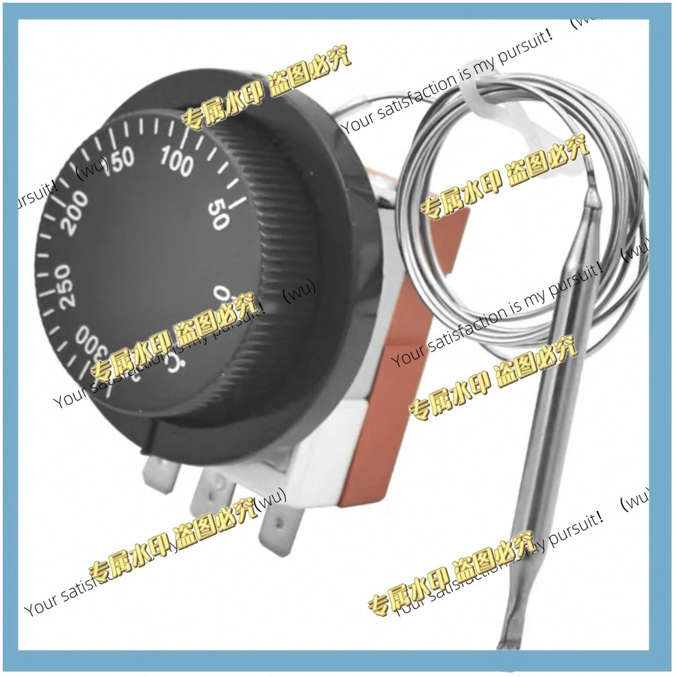 Adjustable bulb capillary thermostat, control switch