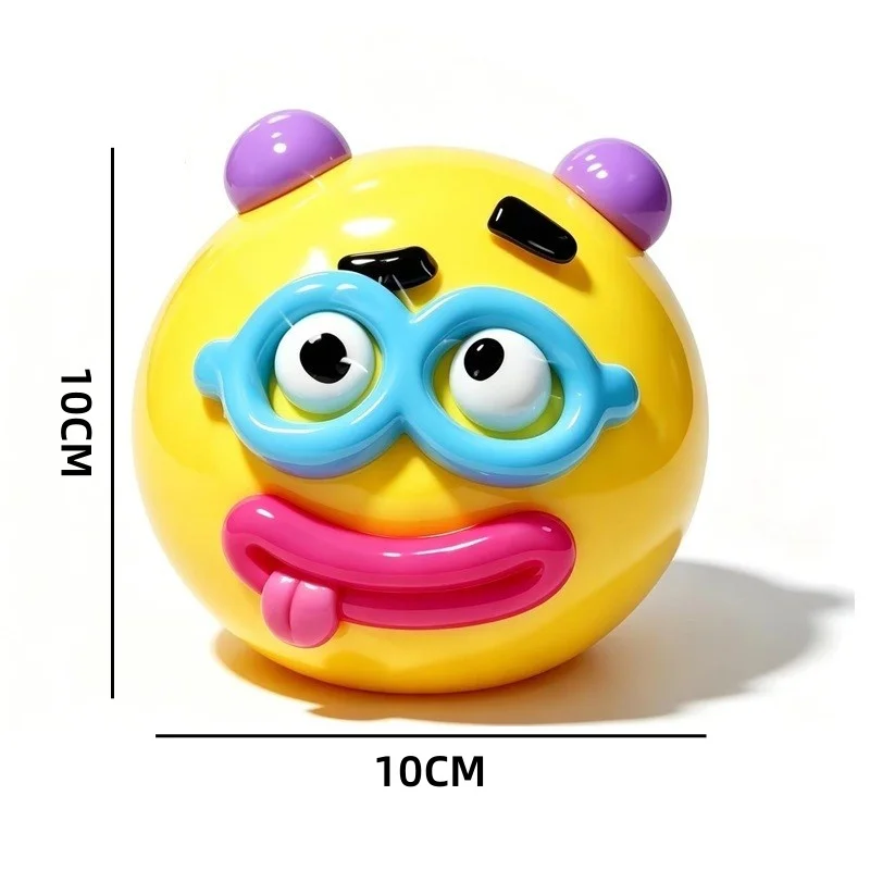 Curiosity dog face changing wet toy, soft mold cute slow rebound TPR material squeezing toy, relaxing sensory toy view 6