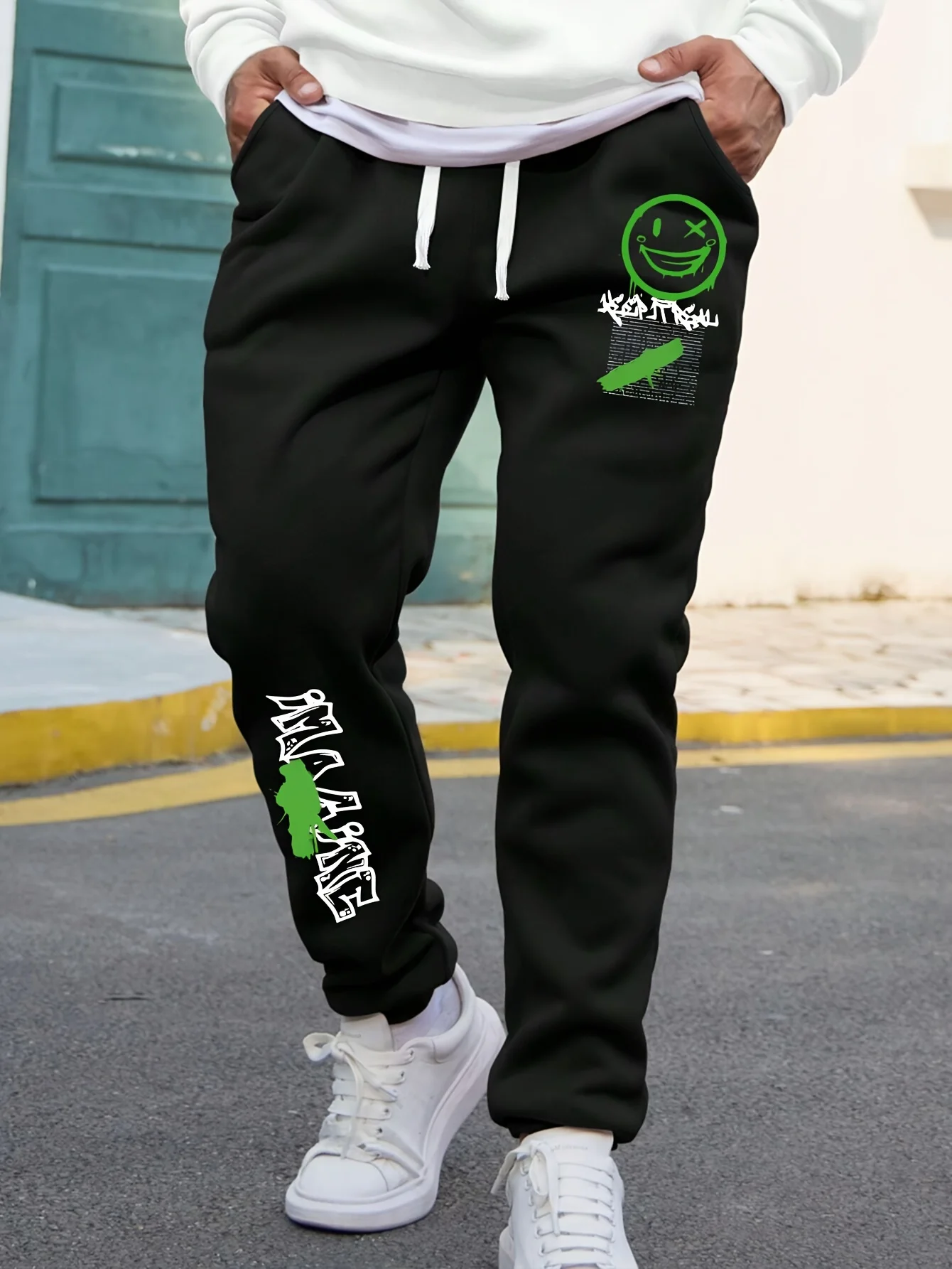 

The new men's trousers for Spring and Autumn 2025 are skin-friendly soft casual and fashionable with letter prints