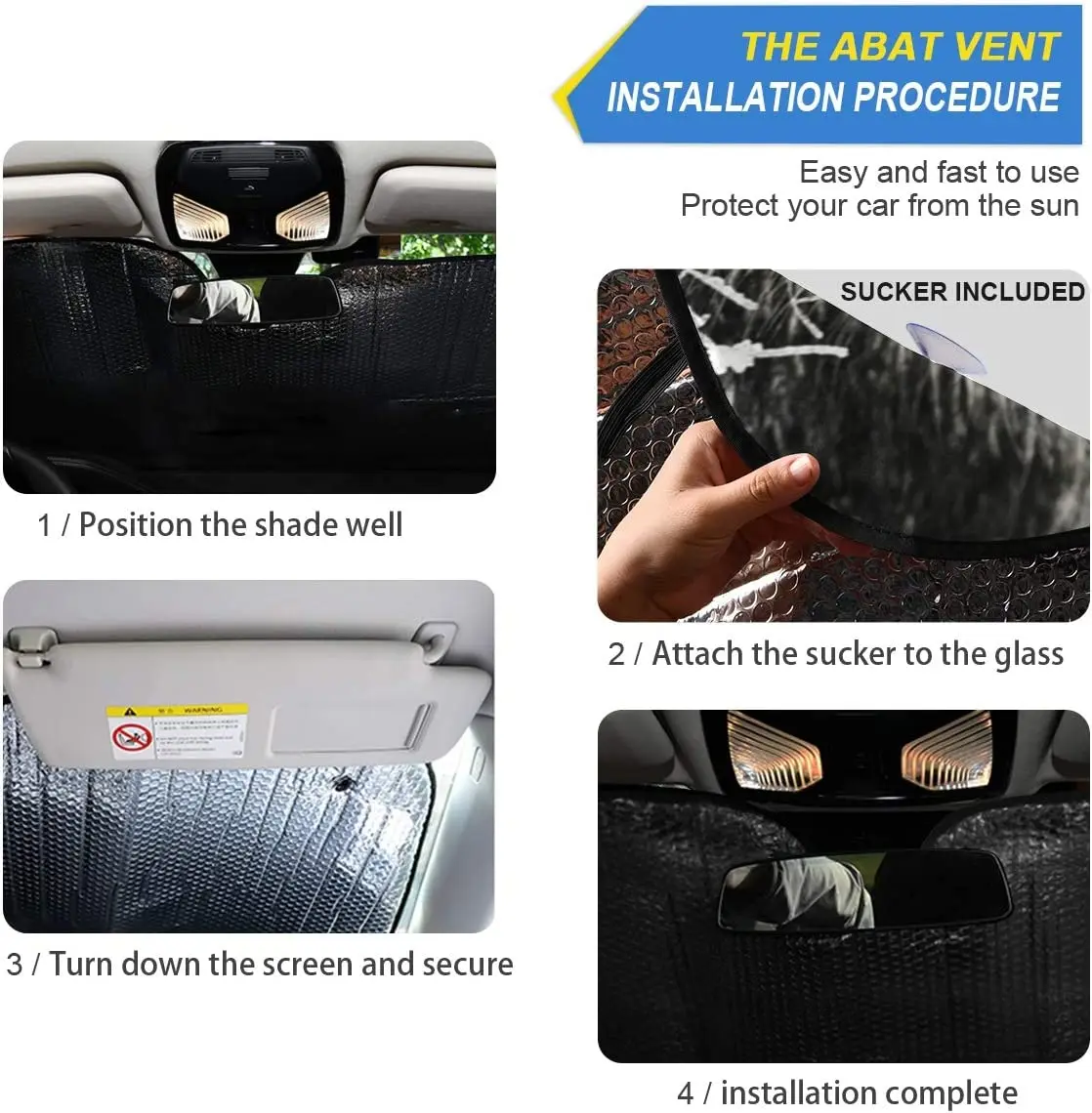 Wolf or Husky Dog Blue Eye Print Car Windshield Sunshade Blocking UV Sun Visor Folding Sunshade Foldable Car Sun Umbrella