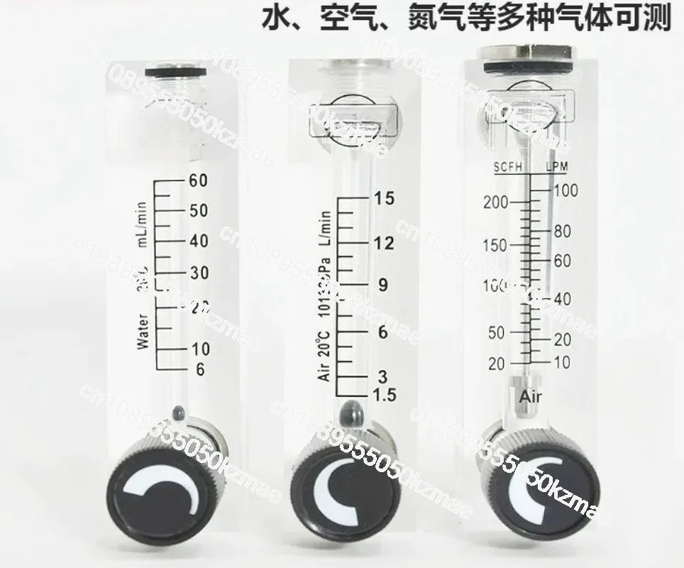 Suitable for high-precision gas flowmeters Plexiglass rotor flowmeters 6T nitrogen oxygen liquid water