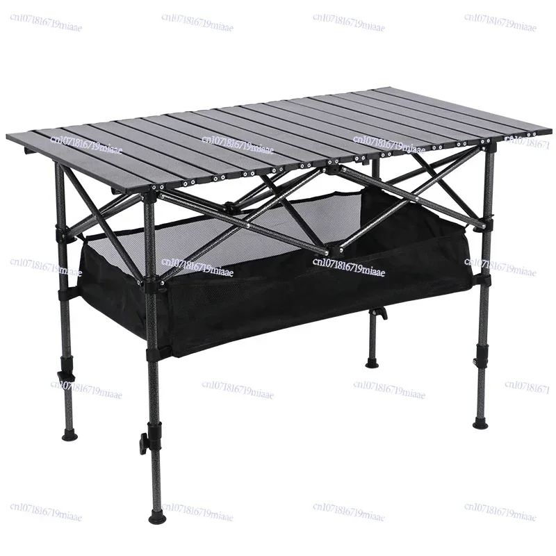 Outdoor folding table portable, egg roll table picnic stall table