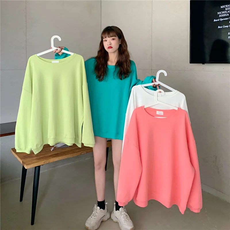 

Fashion Casual Vintage Pinkycolor Oversize Hoodies Women Sexy Tops Female Ladies Nice Aesthetic Cool Student Girls Sweatshirt