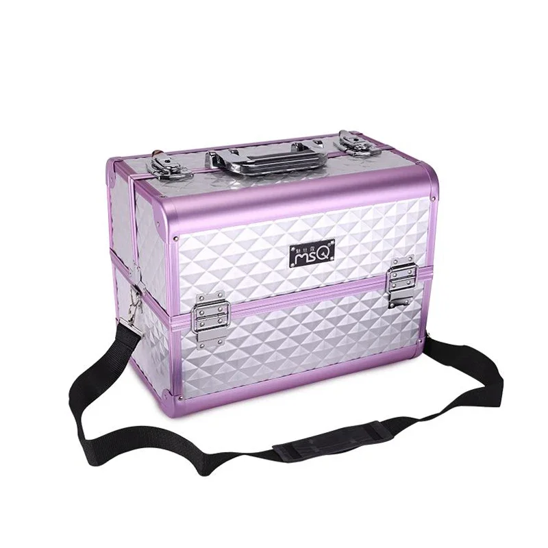 2026 New Brand Makeup Box Artist Professional Beauty Cosmetic Cases Make Up Bag Tattoo Nail Multilayer Toolbox Storage Organizer