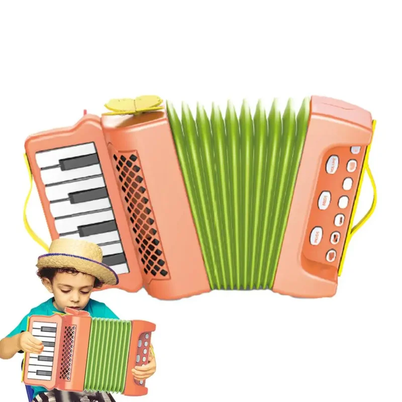 Toy Accordion for Kids Cartoon Accordion Musical Instrument Accordion Instrument for Kids Mini Accordion Instrument Toy Kids