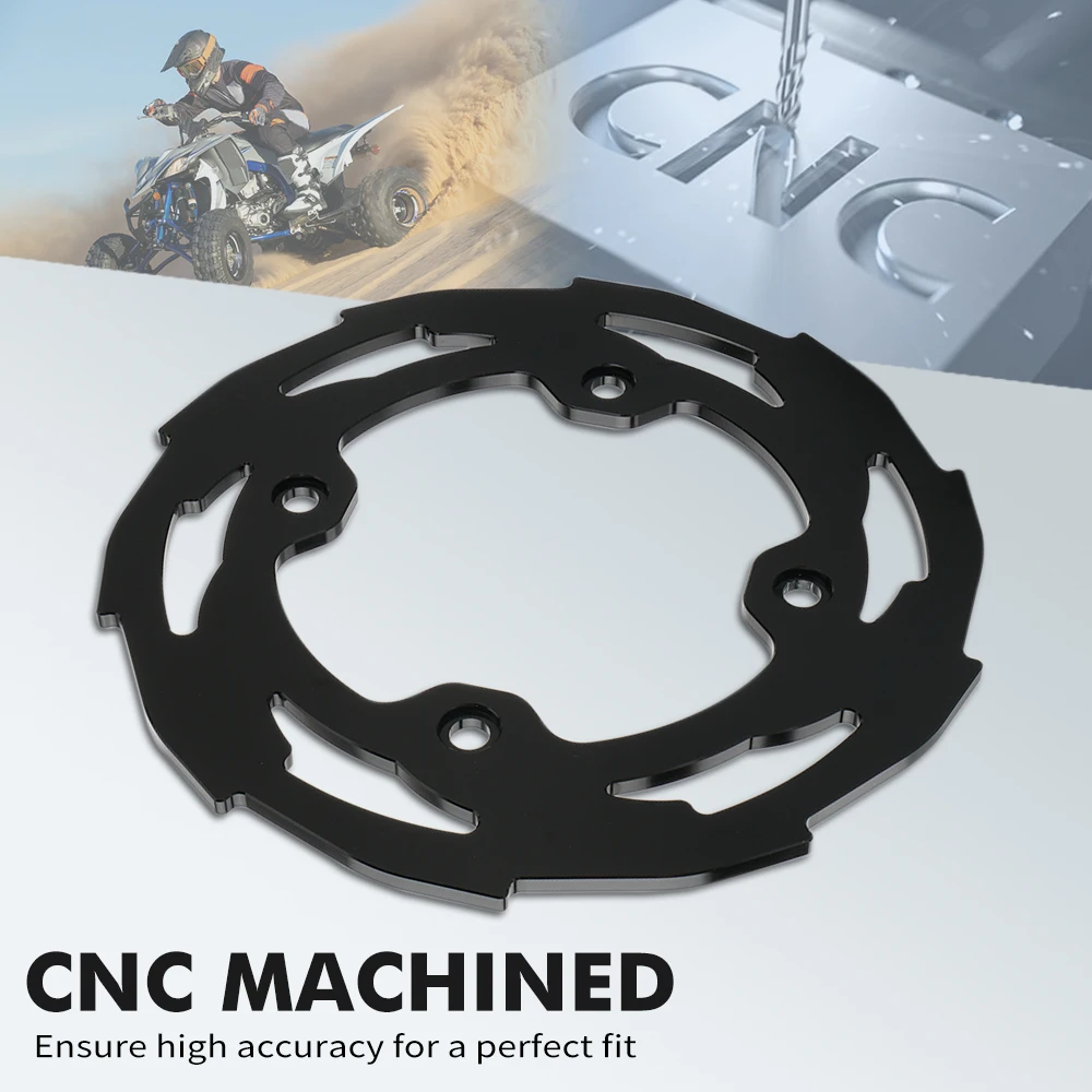 NICECNC Für Yamaha YFZ450R RSE 2009-2022 2 Stück Kettenradschutzabdeckung, verhindert Entkette, Aluminium ATV-Zubehör – Detail 5