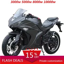 Luyuan QS Mid 8000W GPS Speed Electric Motorcycle With EEC 200kmh V6 10000W Motor 72V Voltage Real Speed EEC Certification