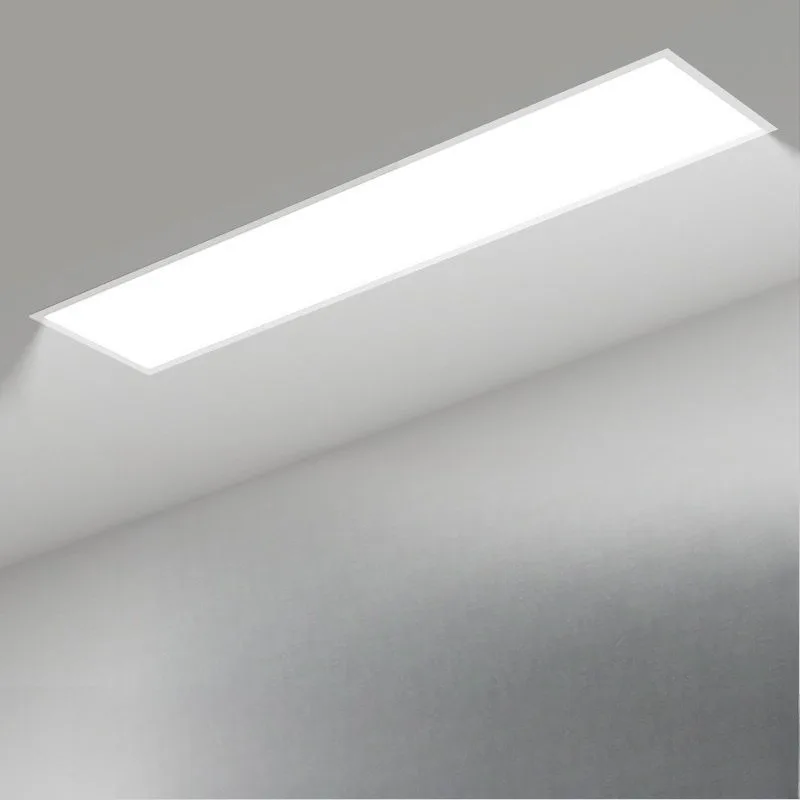Slim Recessed LED Flat Panel Ceiling Light Ultra Thin Design for Office Commercial Space Gypsum Board Mounting Room Decor