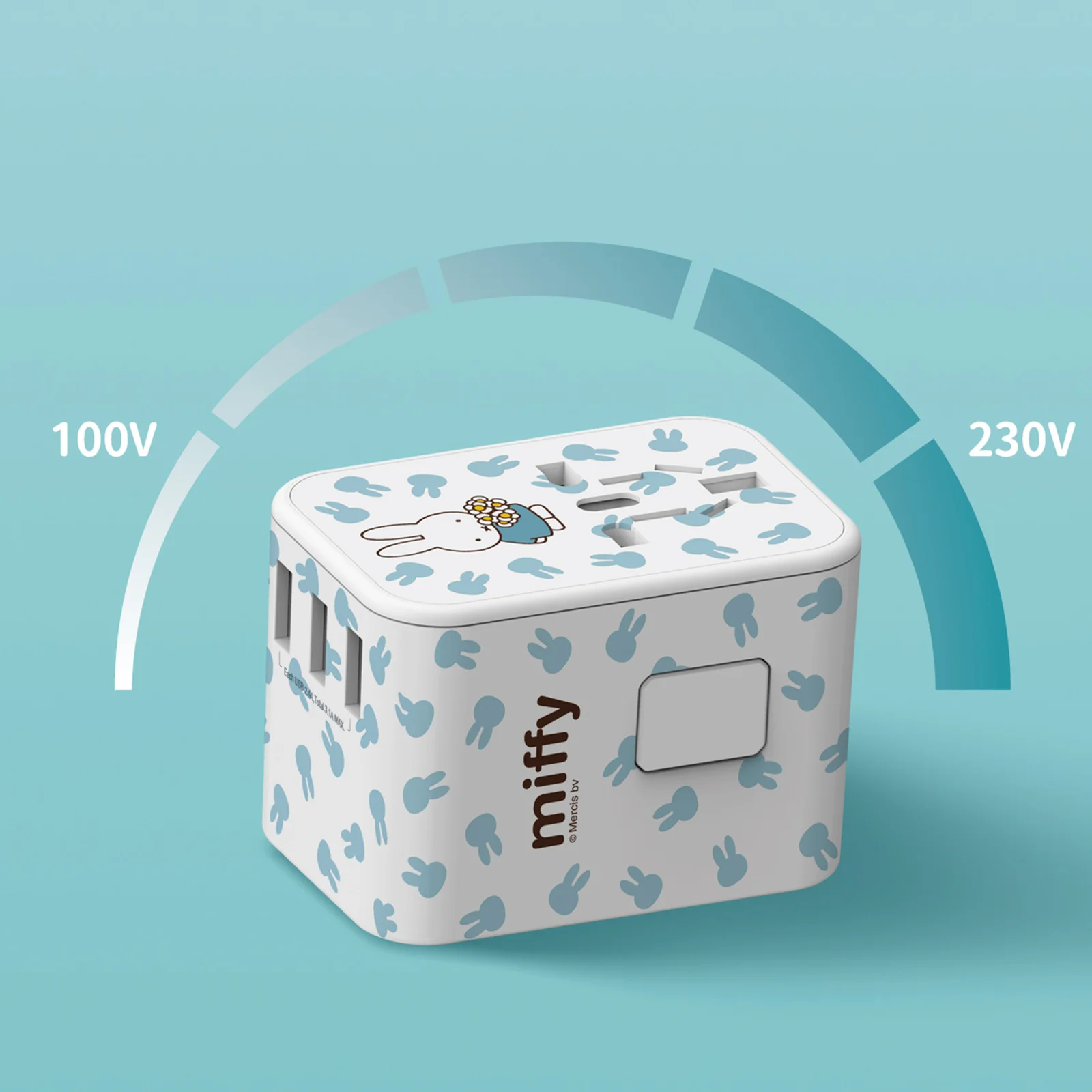 Adaptador de viagem universal MIPOW & MIFFY 35W