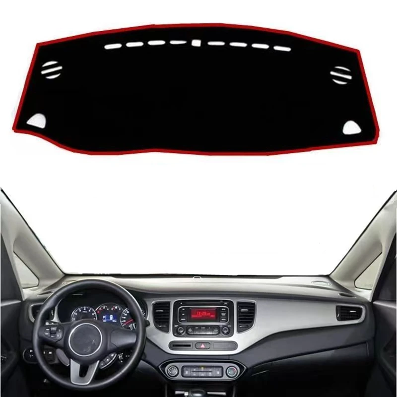 For Kia Carens RP 2013 2014 2015-2019 Car Dashboard Cover Sunshield Mat Pad Dash Board Instrument Protect Carpet Rug Accessories
