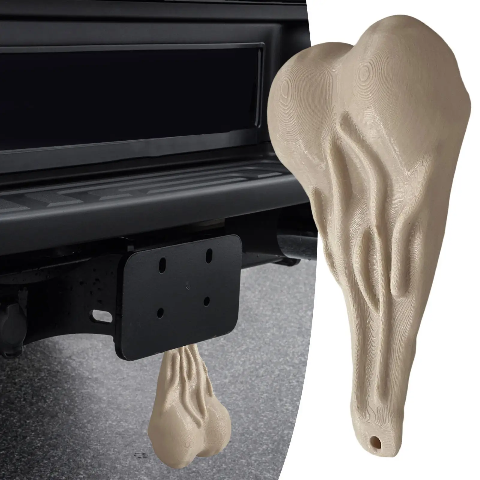 Funny Trailer Hitch Decorations Truck Balls Nuts Novel Trailer Hitch Covers For Trucks, SUVs, And Cars, Quirky And Funny Gifts