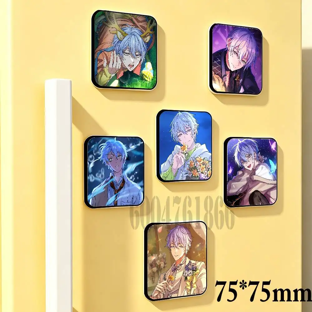 Otonashi Towa 75mm Square Cute Fridge Magnet Refrigerator Magnet Apartment Decor Gift For Friends Collection
