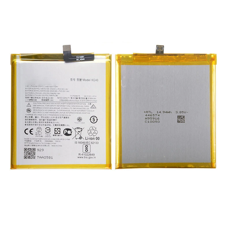 100% Original  KG40 4000mAh Battery For Motorola Moto G8 Play Moto One Macro/Dual SIM  XT2015-2  XT2016-1 XT2016-2 +Tools