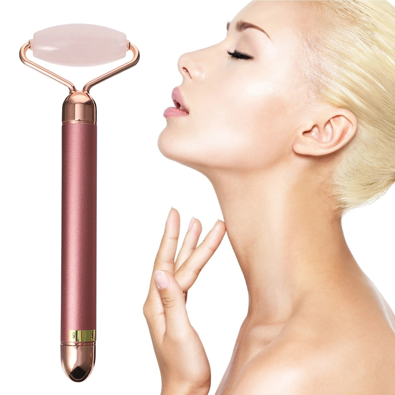 

1 set 1 Set 3-In- Jade Roller Facial Massager For Anti-Aging Skin Smoothing Wrinkles Reduction Facial Massage Tool