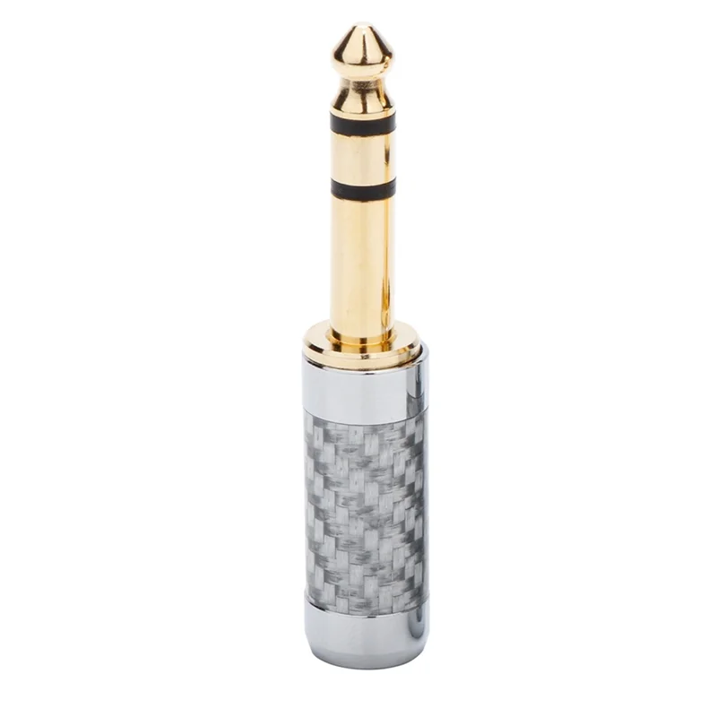 

ABAC-Replacement Part Microphone Cable Connecting Adapter 6.35Mm 3 Pins Male Plug Connector
