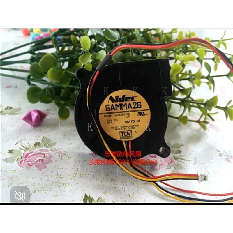 

C ВЕНТИЛЯТОР ДЛЯ NIDEC 5015 A34860-58 12 В постоянного тока