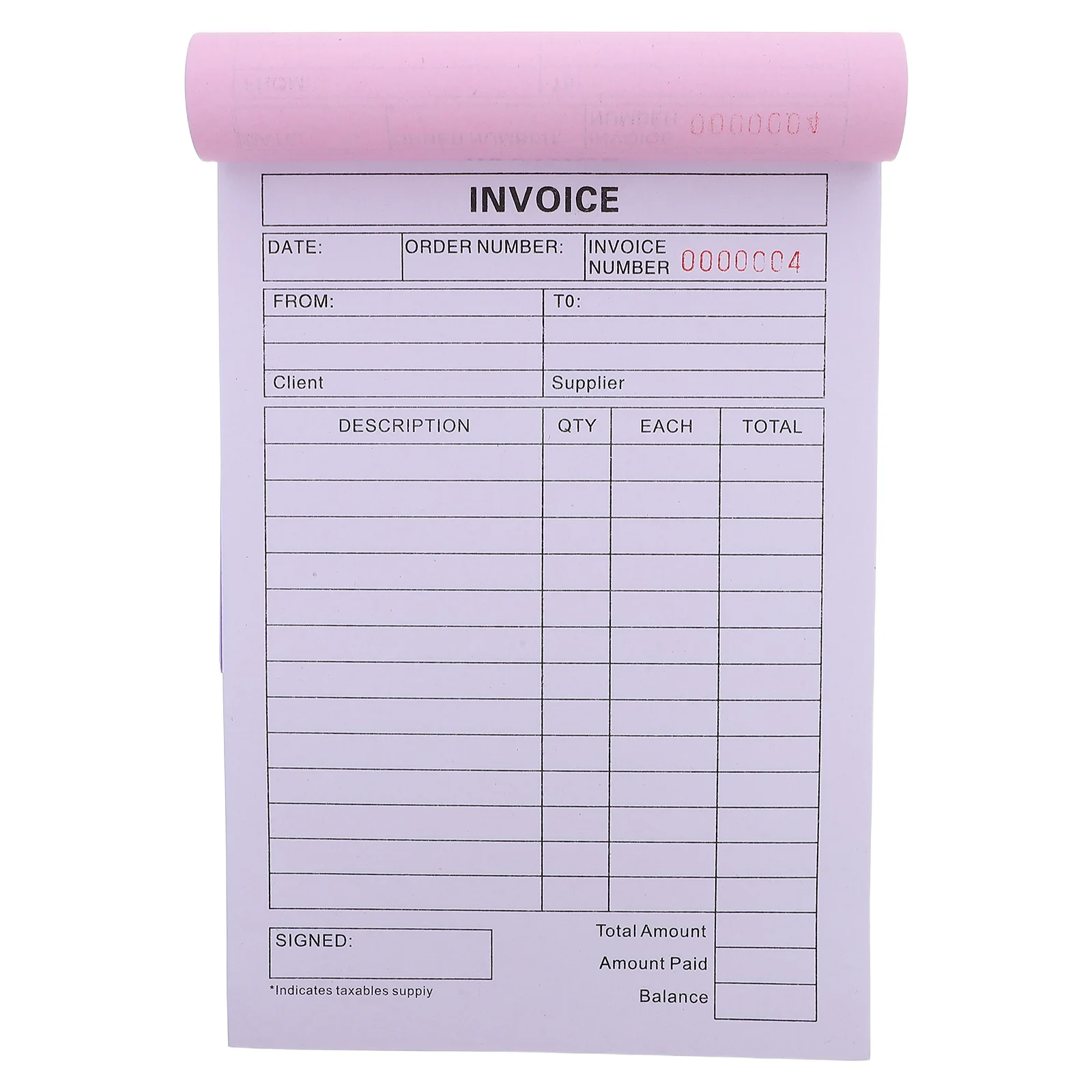 2-Pcs Delivery Note Pad 2 جزء نسخة كتاب الفاتورة للشركات الصغيرة طلب تتبع كتاب الإيصالات للأعمال #2