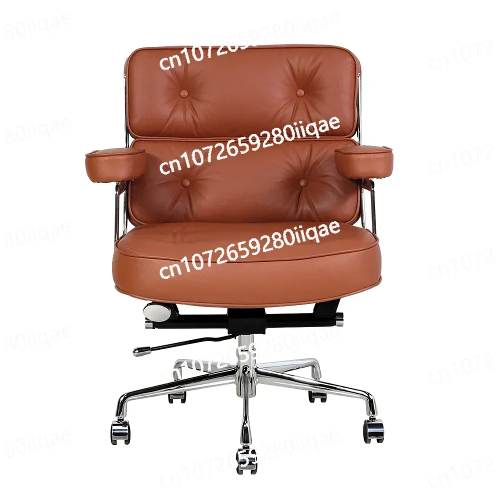 

[Срочная распродажа] Офисное кресло из натуральной кожи Lobby 360° ° Свободное вращение, наклон назад до 120° ° Регулируемый подъемный офисный стул для пожилых людей