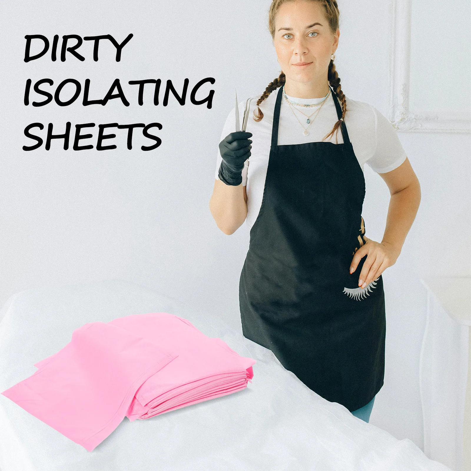

100Pcs Nonwoven Disposable Massage Table Sheets Breathable Fabric 70x170cm Beauty Salon Bed Covers
