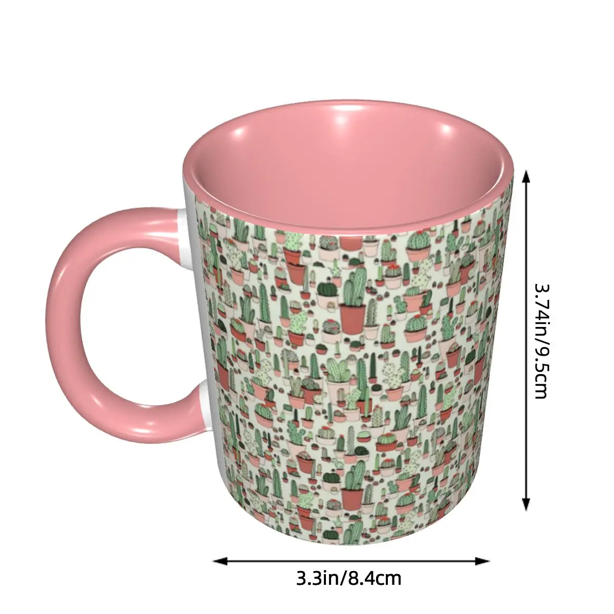 Case Cactus Mug Funny Ceramic Coffee Cups Tea Mugs Milk Cup Drinkware Gifts for Woman Man