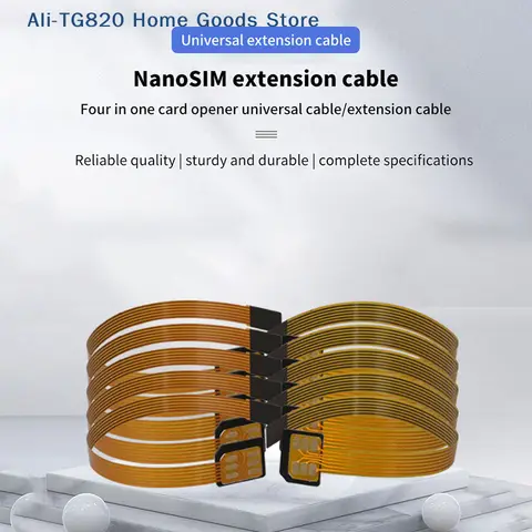 [TG820]Nano 4FF Sim card Converter FPC Extension Cable to Nano 4FF Micro 3FF Standard 2FF Sim Usim Card Adapter Conversion Line