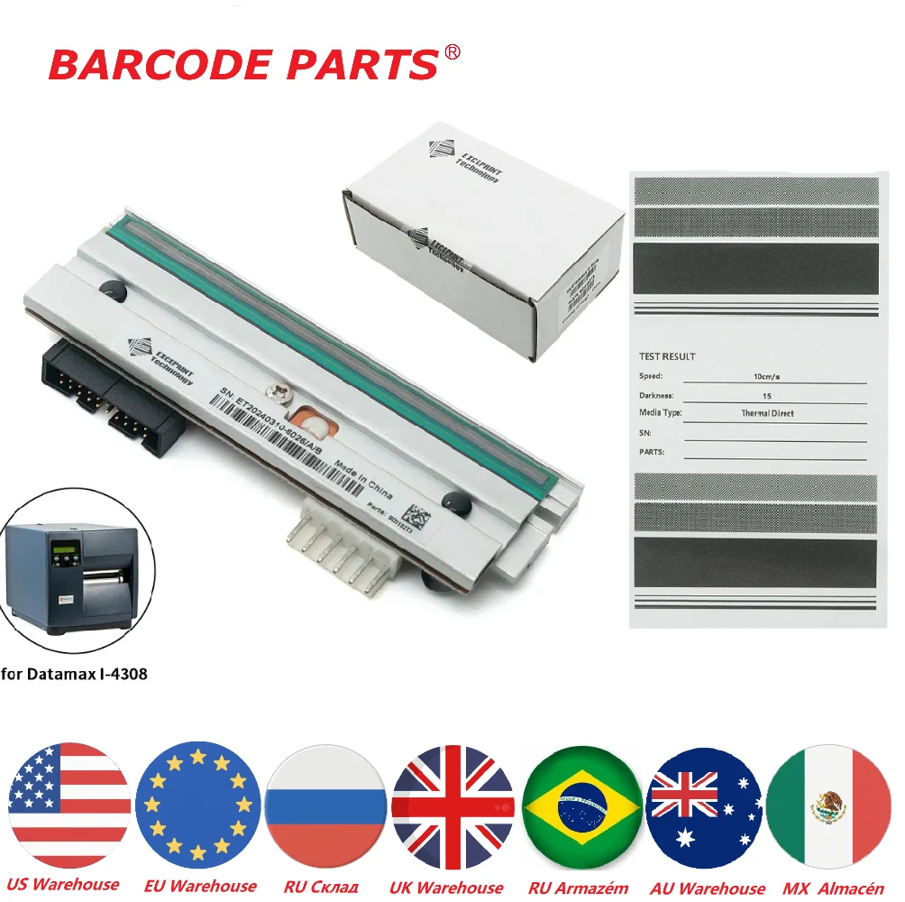 

✅PHD20-2182-01 300dpi Printhead for Datamax-O'Neil I-4308 A-4310 I-4310E Thermal Barcode Label Printer,Brand New✅