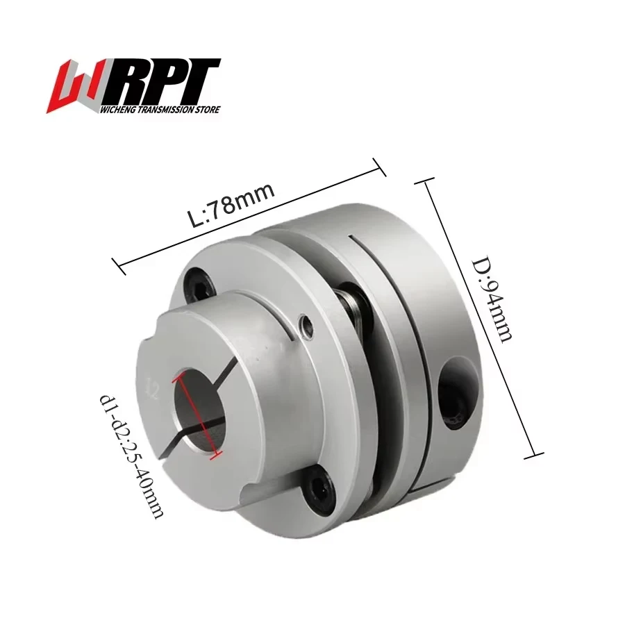 CSTP Coupling Step Flat Head Diaphragm Connection Servo Motor Coupling Sleeve Flange Coupling CSTP-94X78 CNC Driving Parts