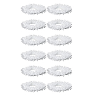 12Pcs Mopping Cloths for Yeedi Mop Station Self-Cleaning Robot Replacement Mop Cleaning Pad Vacuum Cleaner Parts