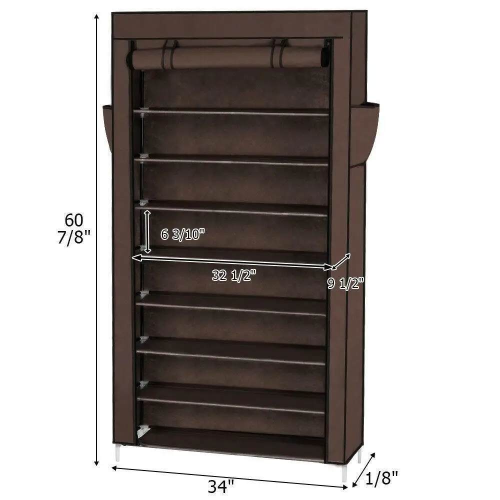 Heavy-duty 10 layer shoe rack closet shoe rack