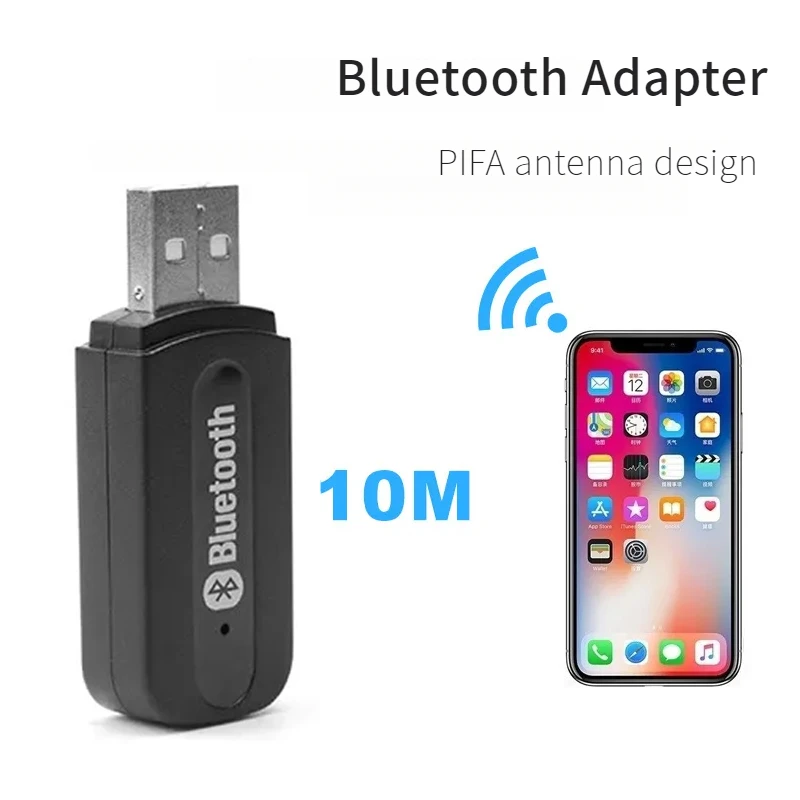 3.5mm Jack USB Bluetooth Adapter AUX Draadloze Auto Audio Ontvanger BT-Compatibele A2DP Muziek Ontvanger Voor Android/IOS Mobiele Telefoon