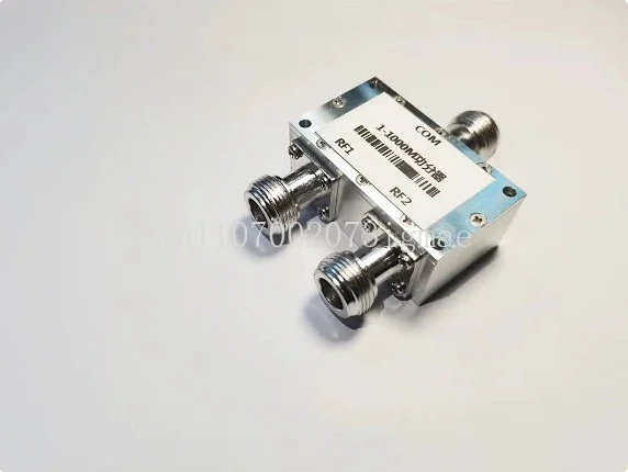 N-type Power Divider 1-1000MHz One to Two RF Splitter Combiner for 433M Signal