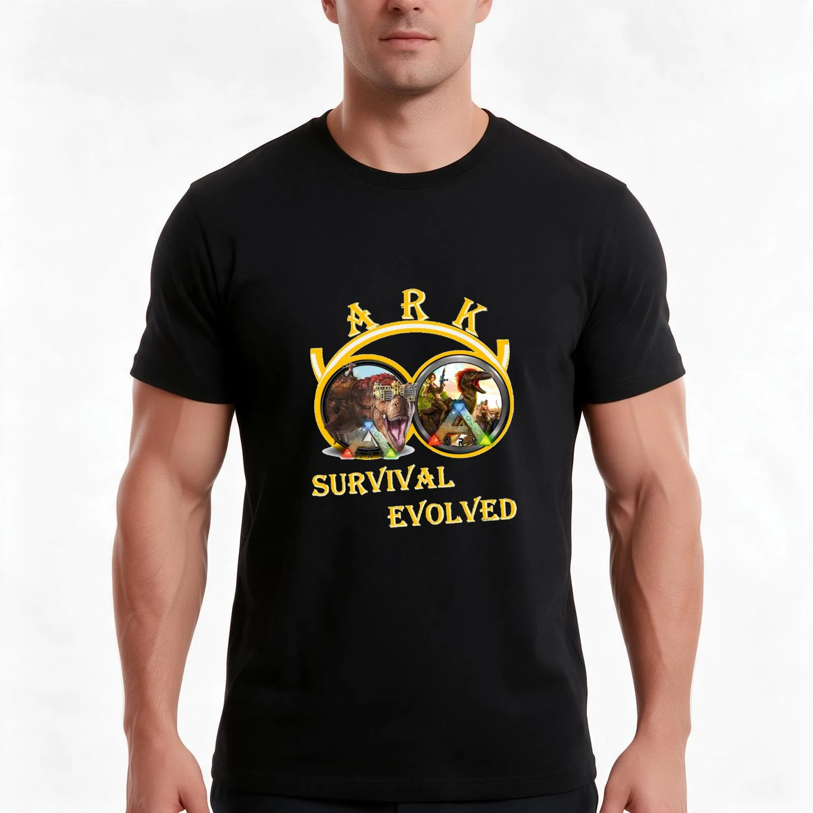 Ark Survival Evolved Men T Shirt cotton t shirt pack