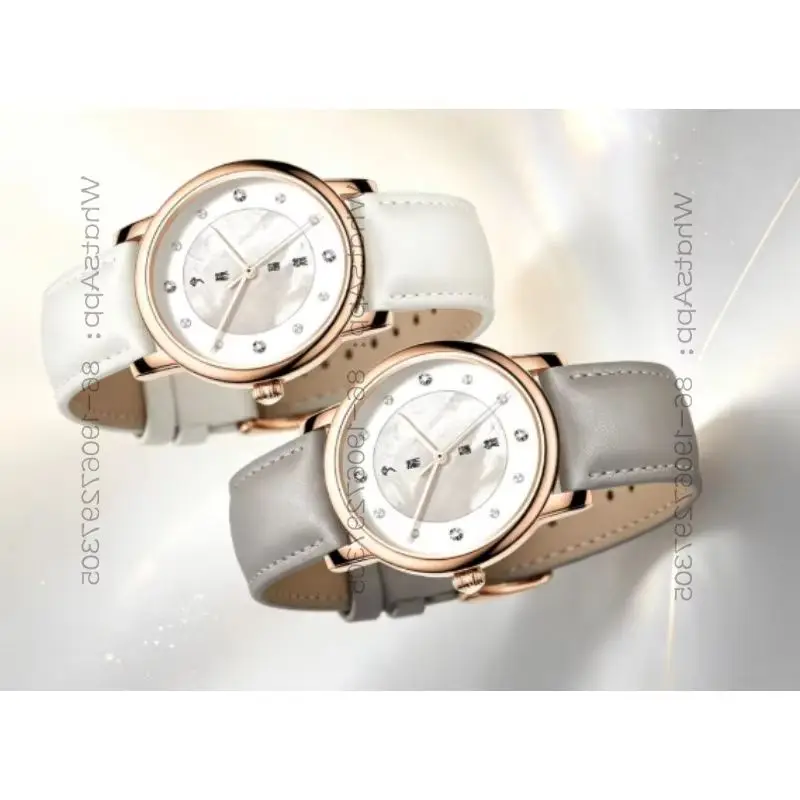 35985 Personalized Text National Style Design Blessing Gift Fritillary Watch Woman