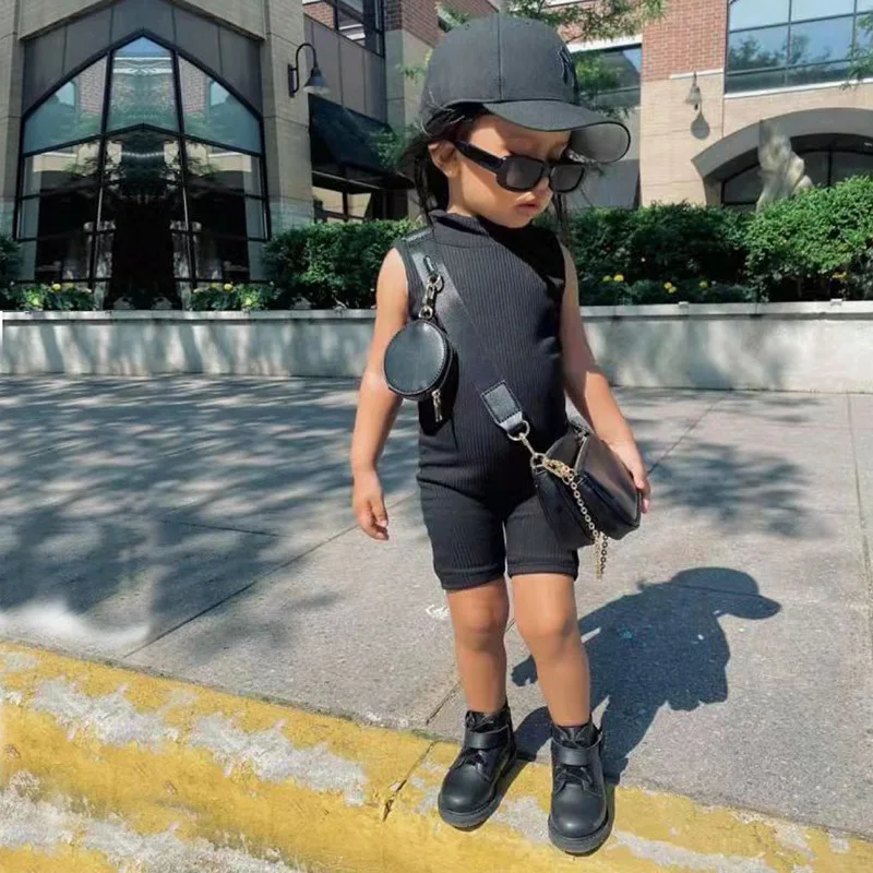 Baby Girls Summer Clothes Children Cotton Outfit Toddler Suit Kids Costume Bodysuit Kawaii Clothing Sets From 2 to 7 Years 2022