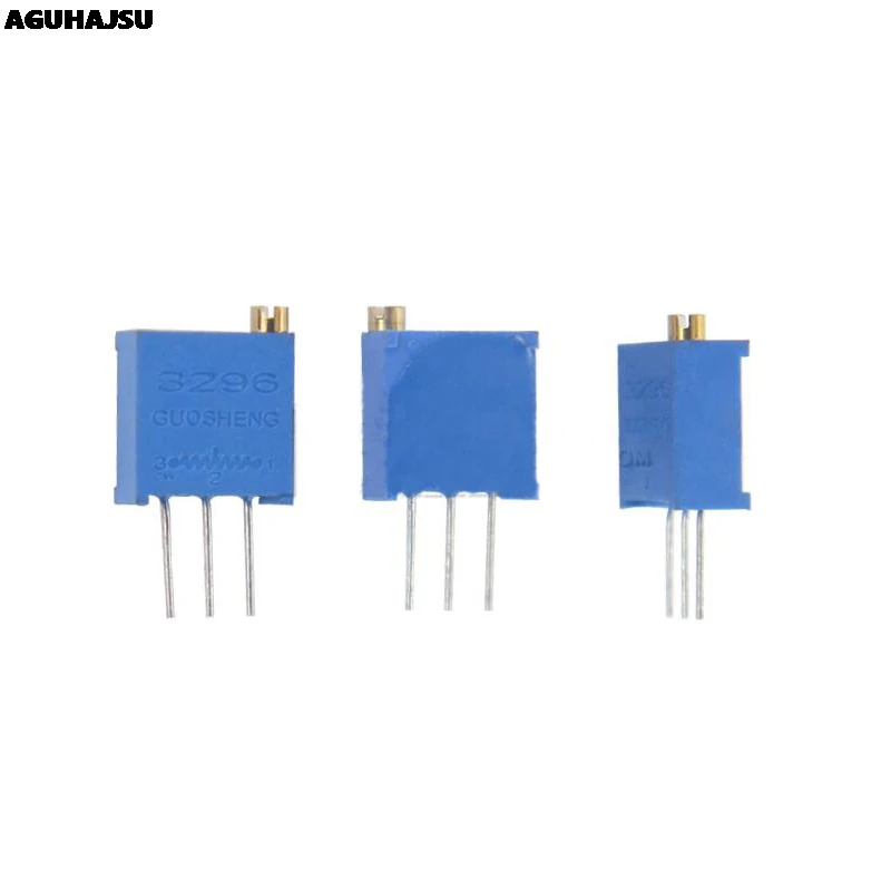 10pcs 3296W 1k 2k 5k 10k 20k 50k 100k 200k 500k 1M 1ohm Trim Pot Trimmer Potentiometer Type For Arduino