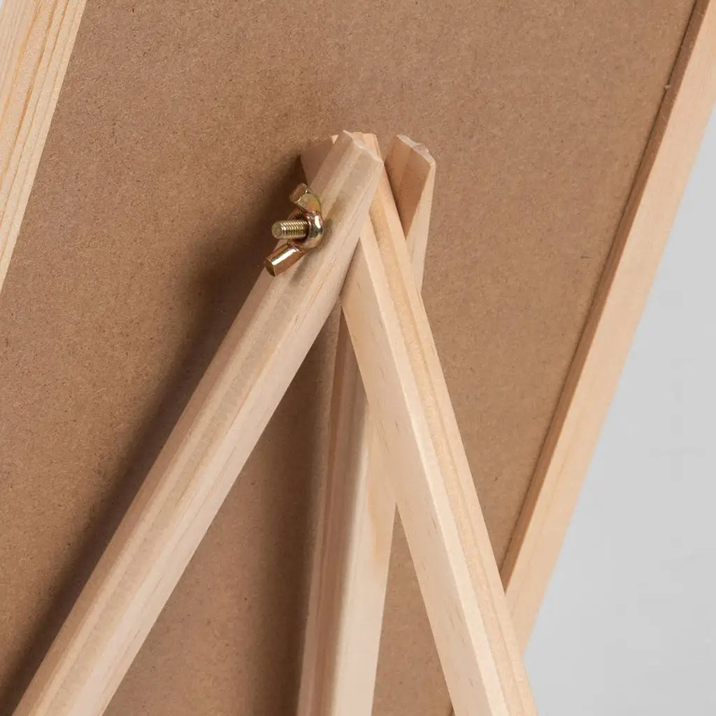 Tabletop Wooden Easel Foldable Tripod Display Stand for Artist Painting Canvas Picture Holder Adjustable Sketching Drawing Frame