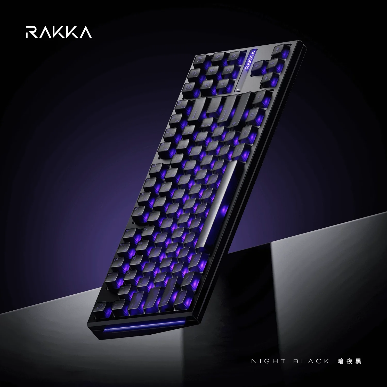 RAKKA EDGE80 Magnetic Switch Keyboard RGB 8000Hz All Aluminum Case Custom Matte Translucent Keycap PC Esports CSGO Valorant