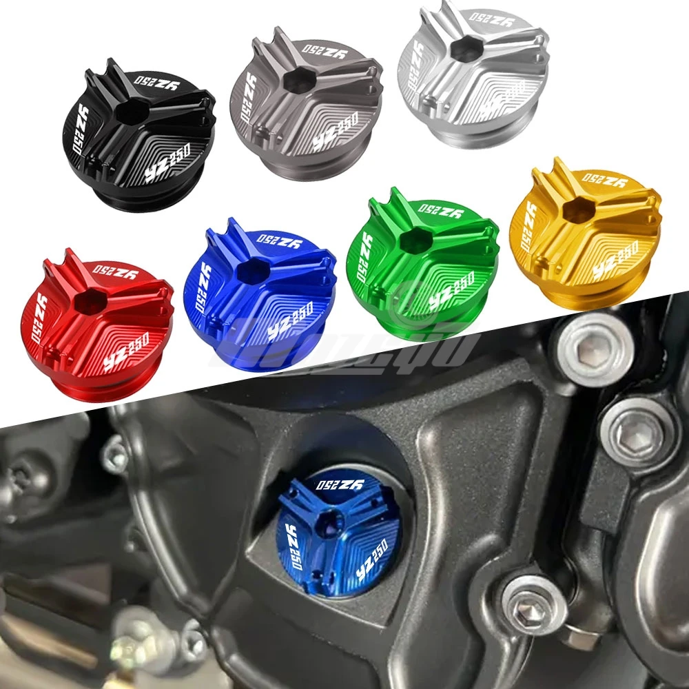 

FOR YAMAHA YZ250 YZ250F YZ250X YZ250FX 1999-2022 2023 2024 2025 M19*2.5 Motorcycle CNC Aluminum Oil Filter Cup Engine Plug Cover